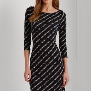 NWT RALPH LAUREN NAVY AND GOLD size 12